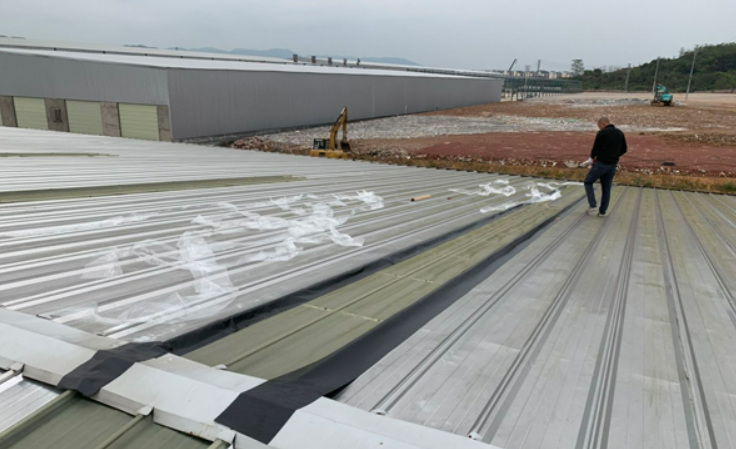 青田厂房屋面防水维修案例